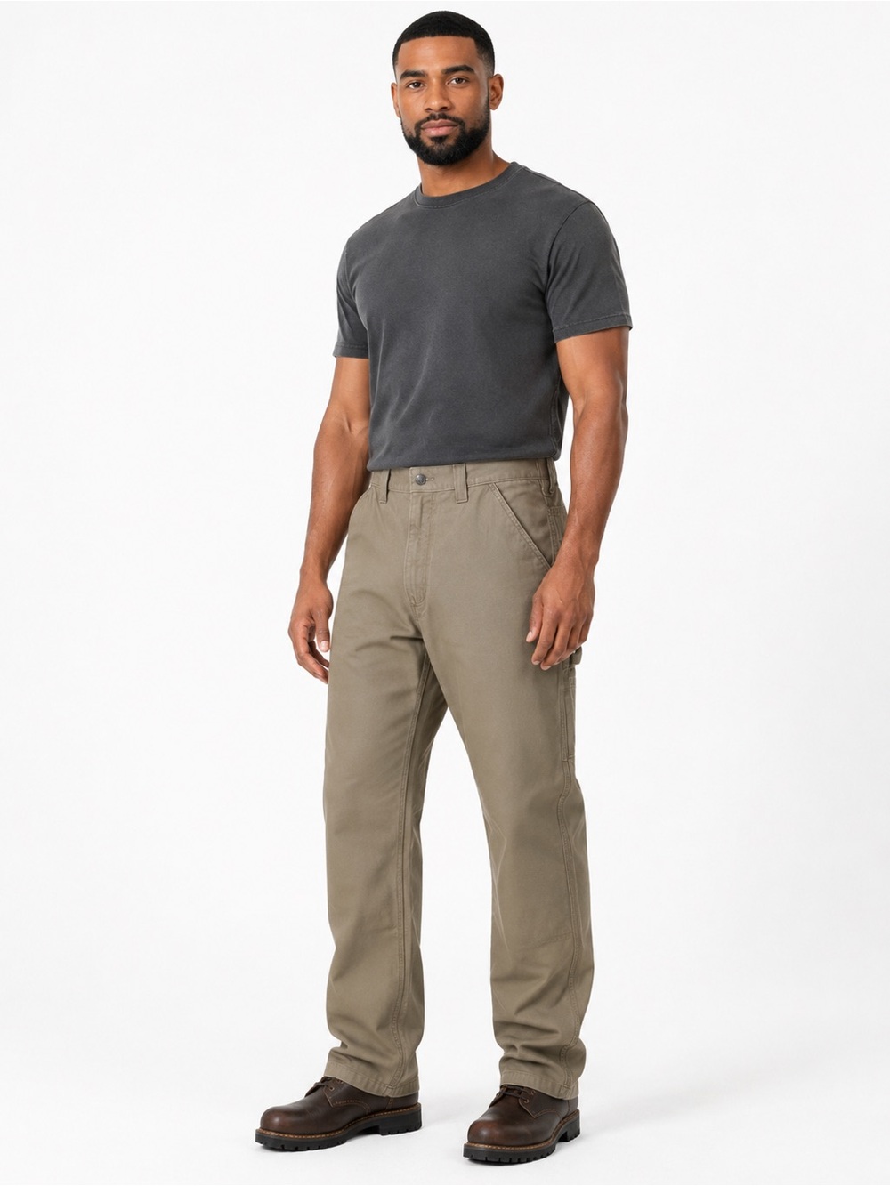Carhartt Relaxed Fit Khaki Utility Carpenter Work Pants Size 40 - 32